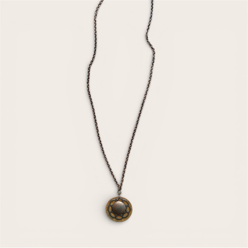 Copper boho necklace